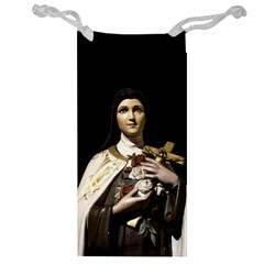 Virgin Mary Sculpture Dark Scene Jewelry Bag by dflcprintsclothing