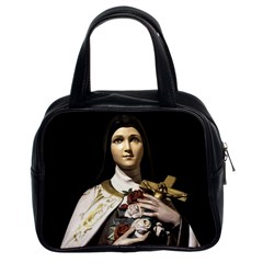 Virgin Mary Sculpture Dark Scene Classic Handbag (two Sides) by dflcprintsclothing