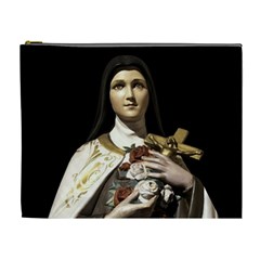 Virgin Mary Sculpture Dark Scene Cosmetic Bag (xl) by dflcprintsclothing