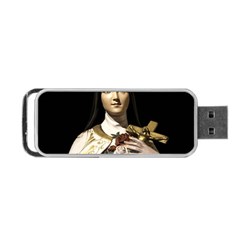 Virgin Mary Sculpture Dark Scene Portable Usb Flash (two Sides) by dflcprintsclothing