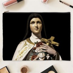 Virgin Mary Sculpture Dark Scene Cosmetic Bag (xxxl) by dflcprintsclothing