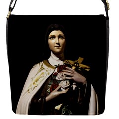 Virgin Mary Sculpture Dark Scene Flap Closure Messenger Bag (s) by dflcprintsclothing