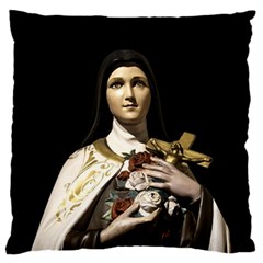 Virgin Mary Sculpture Dark Scene Standard Flano Cushion Case (one Side) by dflcprintsclothing