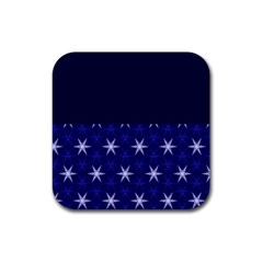 Bluestars Rubber Coaster (square)  by Sparkle