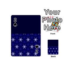 Bluestars Playing Cards 54 Designs (mini) by Sparkle