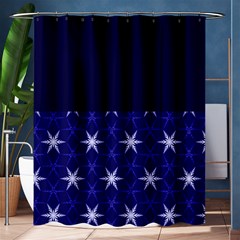 Bluestars Shower Curtain 60  X 72  (medium)  by Sparkle