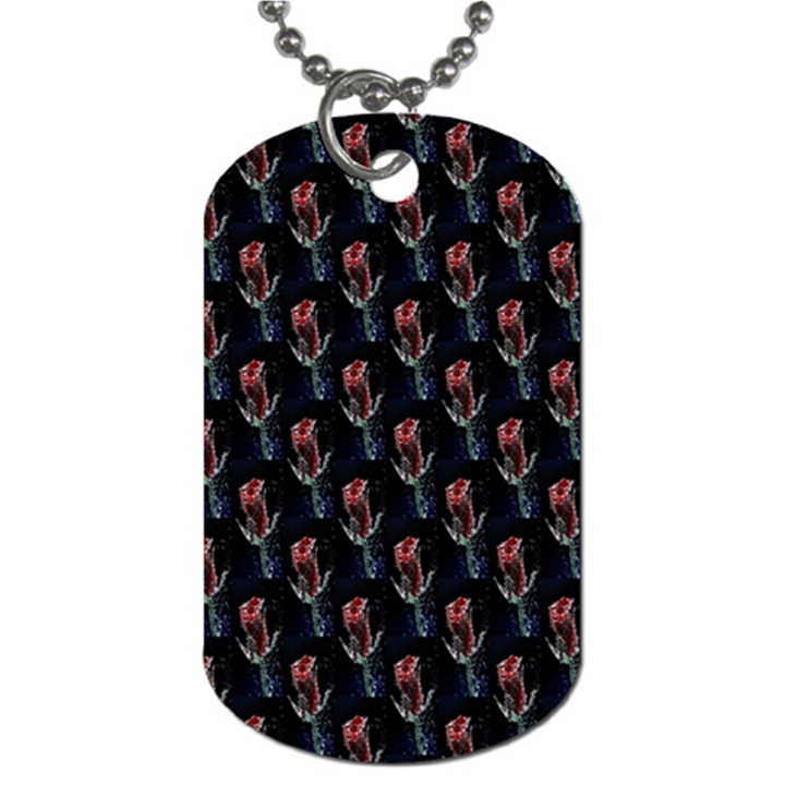 Roses Dog Tag (One Side)