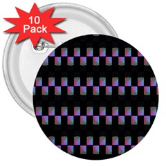 Pinkshades 3  Buttons (10 Pack) 