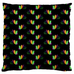 Digital Flowers Standard Flano Cushion Case (two Sides) by Sparkle