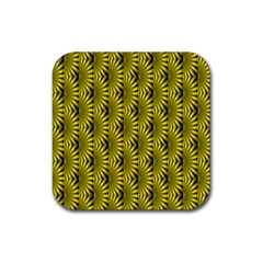 Digital Illusion Rubber Coaster (square)  by Sparkle