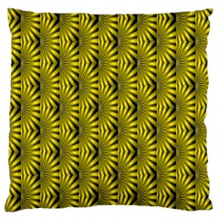 Digital Illusion Large Flano Cushion Case (one Side) by Sparkle