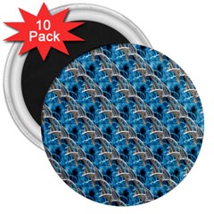 Abstract Illusion 3  Magnets (10 Pack)  by Sparkle