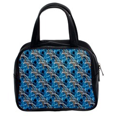 Abstract Illusion Classic Handbag (two Sides)