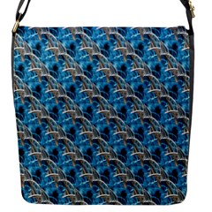 Abstract Illusion Flap Closure Messenger Bag (s) by Sparkle