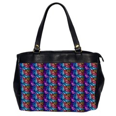 Abstract Illusion Oversize Office Handbag (2 Sides) by Sparkle