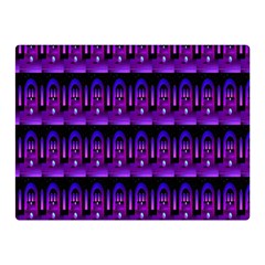 Violet Retro Double Sided Flano Blanket (mini)  by Sparkle