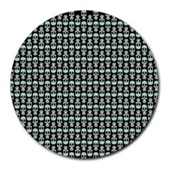 Skull Pattern Round Mousepads by Sparkle