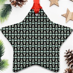 Skull Pattern Ornament (star) by Sparkle