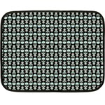 Skull Pattern Double Sided Fleece Blanket (Mini)  35 x27  Blanket Back