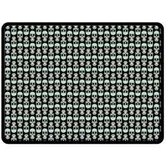 Skull Pattern Double Sided Fleece Blanket (large)  by Sparkle