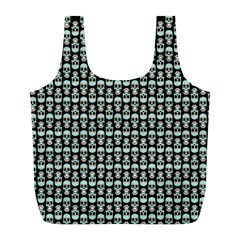 Skull Pattern Full Print Recycle Bag (l) by Sparkle