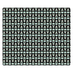 Skull Pattern Double Sided Flano Blanket (small)  by Sparkle