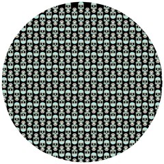 Skull Pattern Wooden Puzzle Round by Sparkle