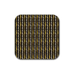 Digital Illusion Rubber Coaster (square)  by Sparkle