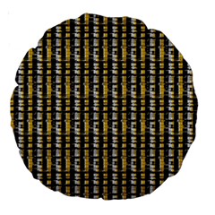 Digital Illusion Large 18  Premium Round Cushions by Sparkle