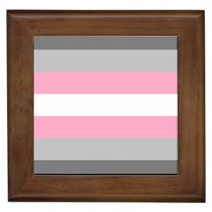 Demigirl Pride Flag Lgbtq Framed Tile by lgbtnation