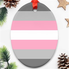 Demigirl Pride Flag Lgbtq Ornament (oval) by lgbtnation