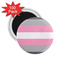 Demigirl Pride Flag Lgbtq 2 25  Magnets (100 Pack)  by lgbtnation