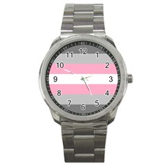 Demigirl Pride Flag Lgbtq Sport Metal Watch by lgbtnation