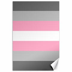 Demigirl Pride Flag Lgbtq Canvas 24  X 36  by lgbtnation