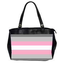 Demigirl Pride Flag Lgbtq Oversize Office Handbag (2 Sides) by lgbtnation