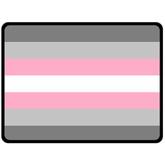 Demigirl Pride Flag Lgbtq Fleece Blanket (large)  by lgbtnation