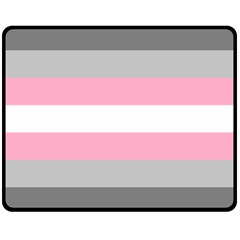 Demigirl Pride Flag Lgbtq Double Sided Fleece Blanket (medium)  by lgbtnation