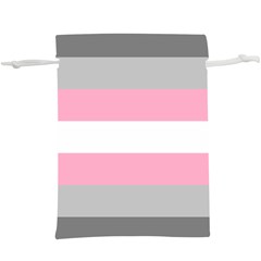 Demigirl Pride Flag Lgbtq  Lightweight Drawstring Pouch (xl) by lgbtnation