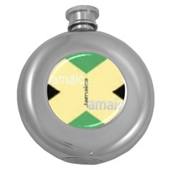 Jamaica, Jamaica  Round Hip Flask (5 Oz) by Janetaudreywilson