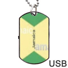 Jamaica, Jamaica  Dog Tag Usb Flash (two Sides) by Janetaudreywilson