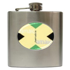 Jamaica, Jamaica  Hip Flask (6 Oz) by Janetaudreywilson