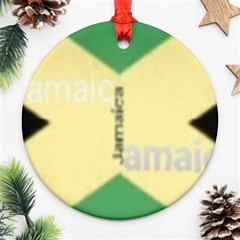 Jamaica, Jamaica  Round Ornament (two Sides) by Janetaudreywilson