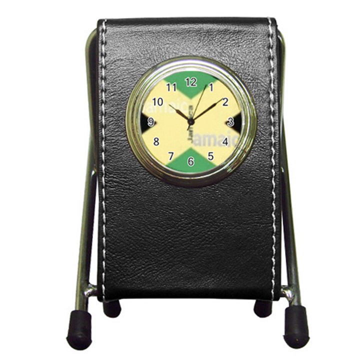 Jamaica, Jamaica  Pen Holder Desk Clock