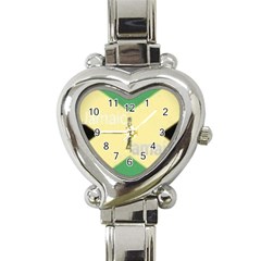 Jamaica, Jamaica  Heart Italian Charm Watch by Janetaudreywilson