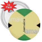 Jamaica, Jamaica  3  Buttons (10 pack)  Front