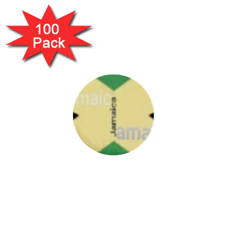 Jamaica, Jamaica  1  Mini Buttons (100 pack) 