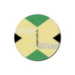 Jamaica, Jamaica  Rubber Round Coaster (4 pack)  Front