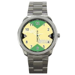 Jamaica, Jamaica  Sport Metal Watch by Janetaudreywilson