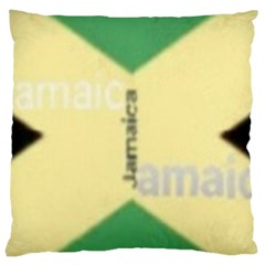 Jamaica, Jamaica  Large Cushion Case (two Sides) by Janetaudreywilson