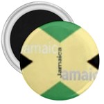 Jamaica, Jamaica  3  Magnets Front